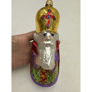 Kurt Adler Polonaise Glass Bishop Christmas Ornament Poland Komozja